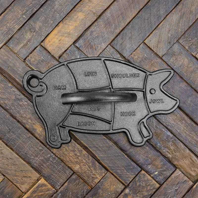 Seasoned Cast Iron Pig Press