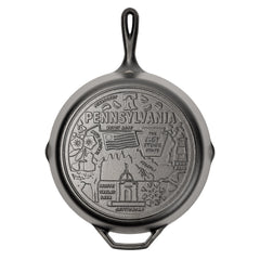 American Road Trip: 12 Inch Seasoned Cast Iron Skillet, Pennsylvania